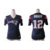 [Fashion II] BRADY New England #12 Womens Football Jersey - Tom Brady Womens Football Jersey (Blue)_Free Shipping