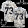 Camo Embroidered Jake Scott Indianapolis Colts #73 Stitched Jersey