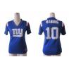 [Fashion II] MANNING NY-Giant #10 Womens Football Jersey - Eli Manning Womens Football Jersey (Blue)_Free Shipping