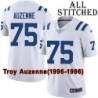 White Embroidered Troy Auzenne Indianapolis Colts #75 Stitched Jersey