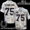 Camo Embroidered Joe Schmiesing Indianapolis Colts #75 Stitched Jersey