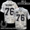 Camo Embroidered Steve McKinney Indianapolis Colts #76 Stitched Jersey