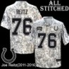 Camo Embroidered Joe Reitz Indianapolis Colts #76 Stitched Jersey