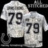 Camo Embroidered Harvey Armstrong Indianapolis Colts #79 Stitched Jersey