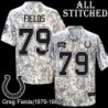 Camo Embroidered Greg Fields Indianapolis Colts #79 Stitched Jersey