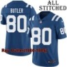 Blue Home Embroidered Ray Butler Indianapolis Colts #80 Stitched Jersey