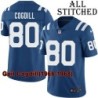 Blue Home Embroidered Gail Cogdill Indianapolis Colts #80 Stitched Jersey