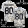 Camo Embroidered Jacques McClendon Indianapolis Colts #80 Stitched Jersey