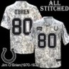 Camo Embroidered Jim O'Brien Indianapolis Colts #80 Stitched Jersey