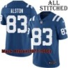 Blue Home Embroidered Mack Alston Indianapolis Colts #83 Stitched Jersey