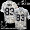 Camo Embroidered Bradford Banta Indianapolis Colts #83 Stitched Jersey