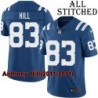 Blue Home Embroidered Anthony Hill Indianapolis Colts #83 Stitched Jersey