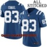 Blue Home Embroidered Qadry Ismail Indianapolis Colts #83 Stitched Jersey
