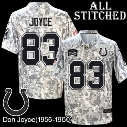 Camo Embroidered Don Joyce Indianapolis Colts #83 Stitched Jersey