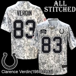 Camo Embroidered Clarence Verdin Indianapolis Colts #83 Stitched Jersey