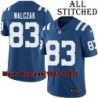 Blue Home Embroidered Mark Walczak Indianapolis Colts #83 Stitched Jersey