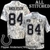 Camo Embroidered Flipper Anderson Indianapolis Colts #84 Stitched Jersey