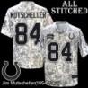 Camo Embroidered Jim Mutscheller Indianapolis Colts #84 Stitched Jersey