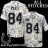 Camo Embroidered Brad Pyatt Indianapolis Colts #84 Stitched Jersey