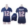 [Fashion I] BRADY New England #12 Womens Football Jersey - Tom Brady Womens Football Jersey (Blue)_Free Shipping