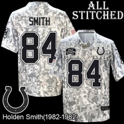 Camo Embroidered Holden Smith Indianapolis Colts #84 Stitched Jersey