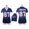 [Fashion I] GRONKOWSKI New England #87 Womens Football Jersey - Rob Gronkowski Womens Football Jersey (Blue)_Free Shipping