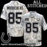 Camo Embroidered Aaron Moorehead Indianapolis Colts #85 Stitched Jersey