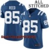 Blue Home Embroidered David Reed Indianapolis Colts #85 Stitched Jersey