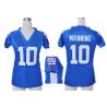 [Fashion I] MANNING NY-Giant #10 Womens Football Jersey - Eli Manning Womens Football Jersey (Blue)_Free Shipping