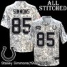 Camo Embroidered Stacey Simmons Indianapolis Colts #85 Stitched Jersey
