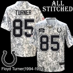 Camo Embroidered Floyd Turner Indianapolis Colts #85 Stitched Jersey
