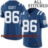 Blue Home Embroidered Freddie Scott Indianapolis Colts #86 Stitched Jersey
