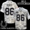 Camo Embroidered Freddie Scott Indianapolis Colts #86 Stitched Jersey