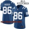 Blue Home Embroidered Dave Sherer Indianapolis Colts #86 Stitched Jersey