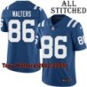 Blue Home Embroidered Troy Walters Indianapolis Colts #86 Stitched Jersey