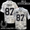 Camo Embroidered James Coley Indianapolis Colts #87 Stitched Jersey