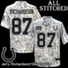 Camo Embroidered Jerry Richardson Indianapolis Colts #87 Stitched Jersey