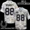 Camo Embroidered John Brandes Indianapolis Colts #88 Stitched Jersey