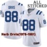White Embroidered Herb Orvis Indianapolis Colts #88 Stitched Jersey