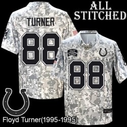 Camo Embroidered Floyd Turner Indianapolis Colts #88 Stitched Jersey