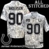 Camo Embroidered Jamaal Anderson Indianapolis Colts #90 Stitched Jersey