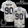 Camo Embroidered Steve Martin Indianapolis Colts #90 Stitched Jersey