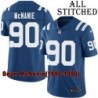 Blue Home Embroidered Sean McNanie Indianapolis Colts #90 Stitched Jersey