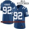 Blue Home Embroidered Marcus Howard Indianapolis Colts #92 Stitched Jersey