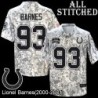 Camo Embroidered Lionel Barnes Indianapolis Colts #93 Stitched Jersey