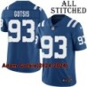 Blue Home Embroidered Adam Gotsis Indianapolis Colts #93 Stitched Jersey