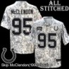 Camo Embroidered Skip McClendon Indianapolis Colts #95 Stitched Jersey