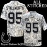 Camo Embroidered Taylor Stallworth Indianapolis Colts #95 Stitched Jersey