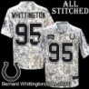 Camo Embroidered Bernard Whittington Indianapolis Colts #95 Stitched Jersey