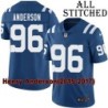 Blue Home Embroidered Henry Anderson Indianapolis Colts #96 Stitched Jersey